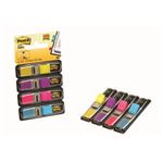 Smalle indexfaner 3M, Post-it 683-4AB smalle Neon 4 farver